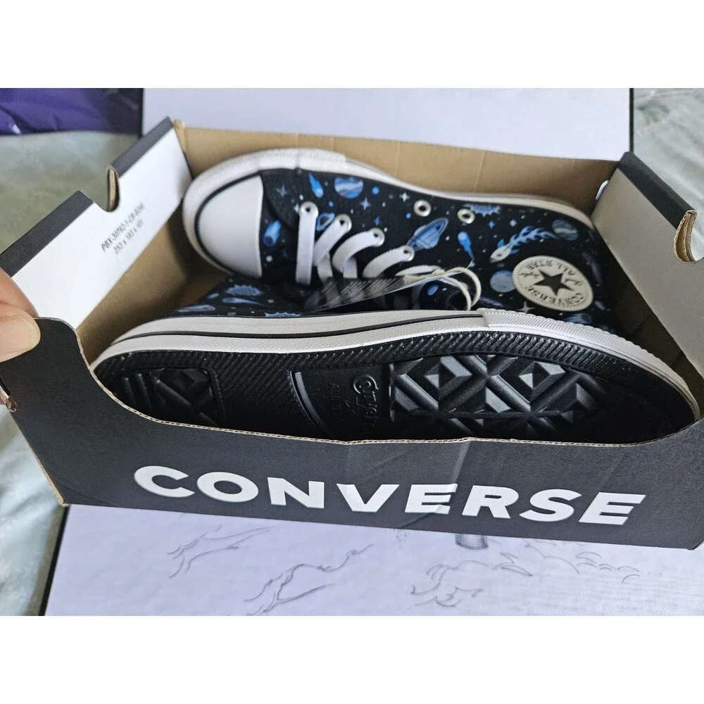 Converse Chuck Taylor All Star Kids High Top Space Stars Print US 3